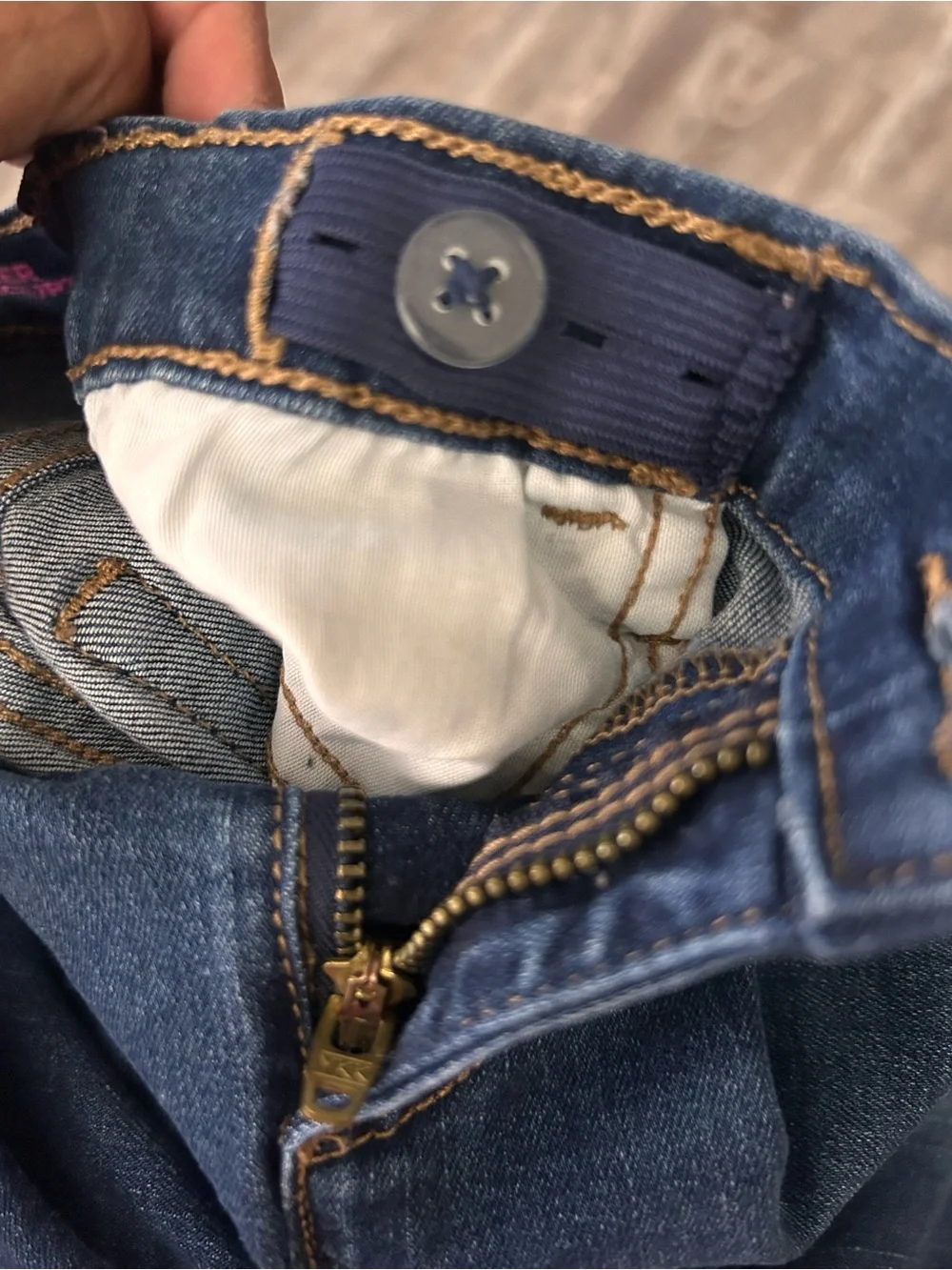 Girls denim long shorts